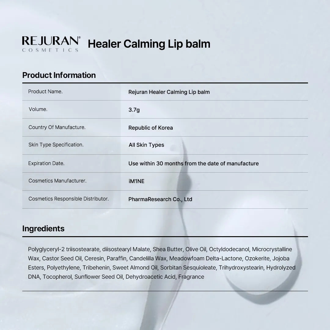 REJURAN Calming Lip Barm 3.7g