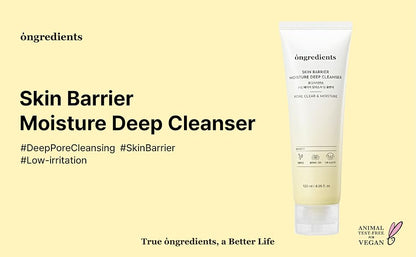 Ongredients Skin Barier Moisture Deep Cleanser 120ml