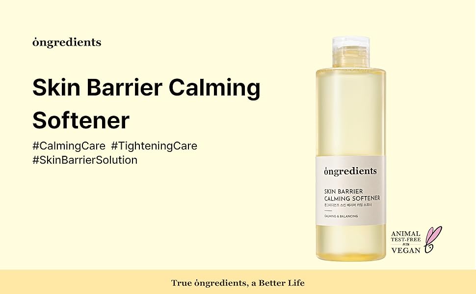 Ongredients Skin Barrier Calming Softener 250ml