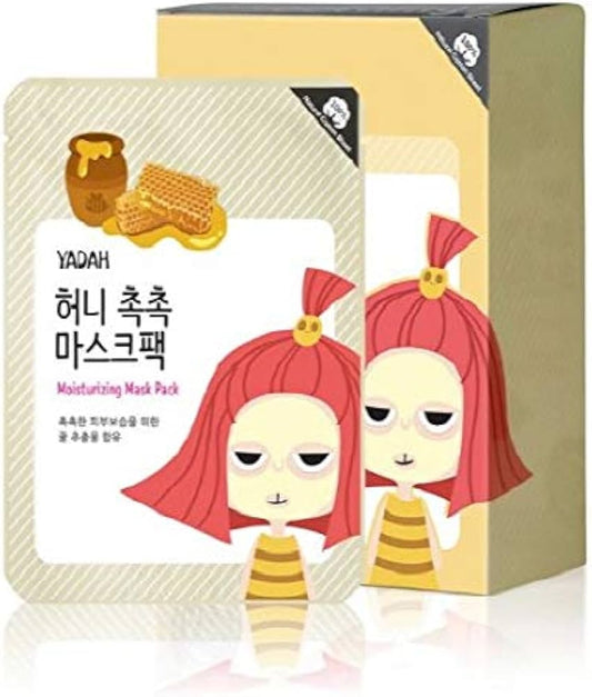 YADAH MOISTURIZING MASK PACK 10PCS (BOX)