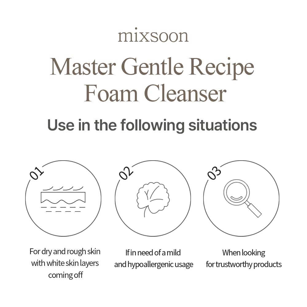 Mixsoon Master Gentle Recipe Foam Cleanser 150ML