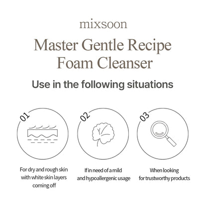 Mixsoon Master Gentle Recipe Foam Cleanser 150ML