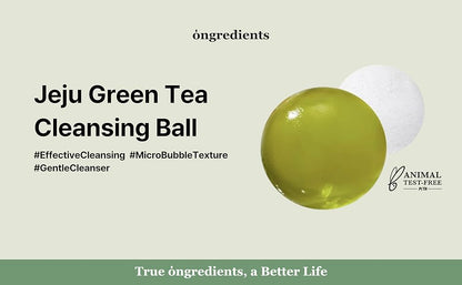 Ongredients Jeju Green Tea Cleansing Ball