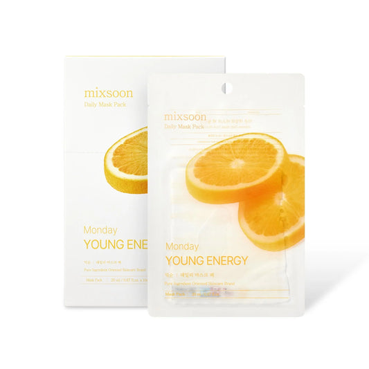 Mixsoon Daily Mask Pack - Monday Young Energy [20g*10ea] (Box)