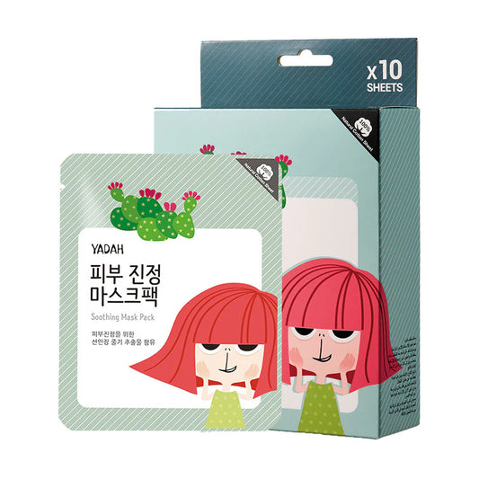 YADAH SOOTHING MASK PACK 10 PCS (BOX)